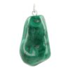 Mooi groene malachiet hanger met oogje