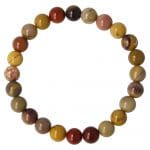 Mooakietjaspis armband met 8mm kralen uit Australie