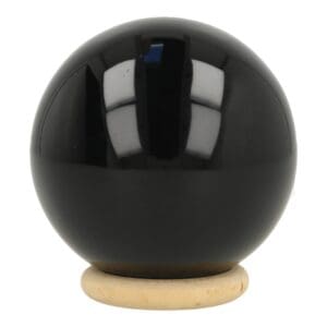 Zwarte obsidiaan bol van 5cm diameter