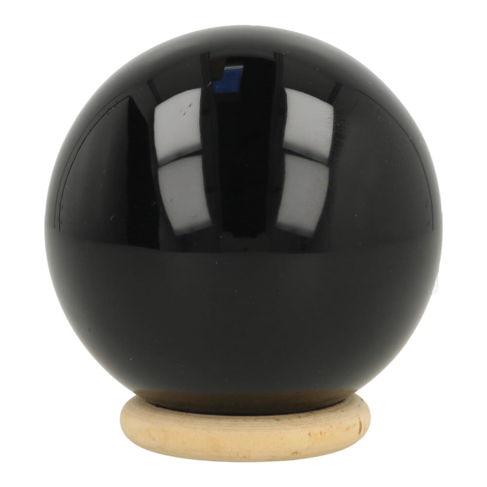 Zwarte obsidiaan bol 6cm