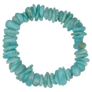 Amazoniet armband met grotere steentjes