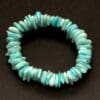 Amazoniet armband in grof split