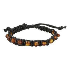 Barnsteen heren armband verstelbaar