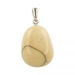 Mooakietjaspis hanger met oogje