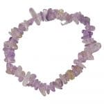 Ametrien armband split aan rekbaar koord