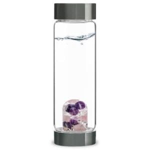 VitaJuwel ViA Wellness glazen drinkfles