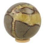 Fraai getekende septarie bol van 94mm diameter