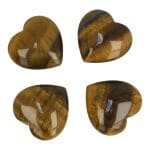 Fraaie tijgeroog hartjes van 2,5cm breed