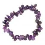 Amethist armband split donker