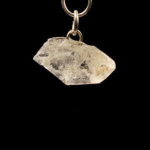 Herkimer diamant hanger met oogje