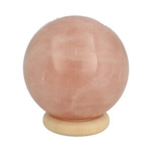 Rozenkwarts bol 30mm met ringetje