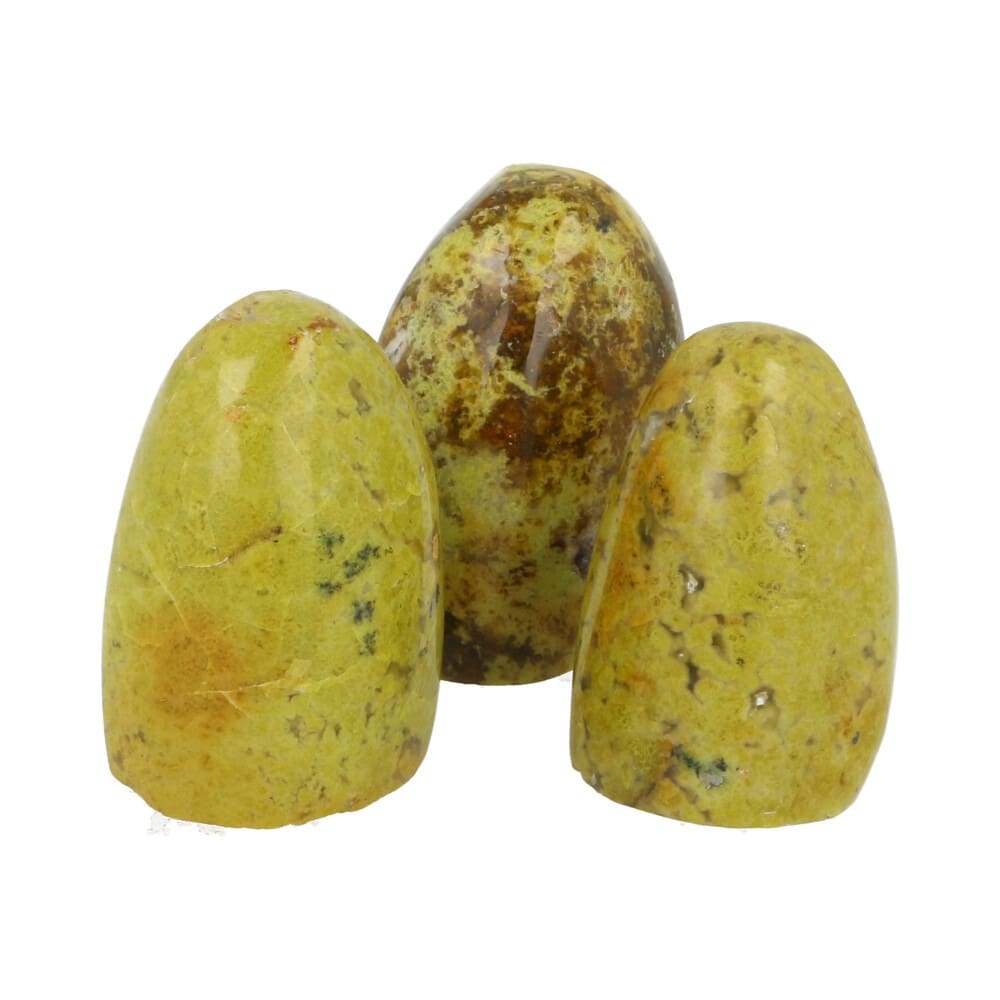 Groene opaal vrije vorm 5-6cm