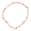 Roze opaal armband facet geslepen