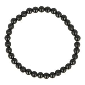 Zwarte toermalijn armband 6mm