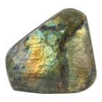 Flinke labradoriet gepolijst met prachtige godin groen-goud-oranje