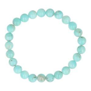 Amazoniet herenarmband 8mm 19cm