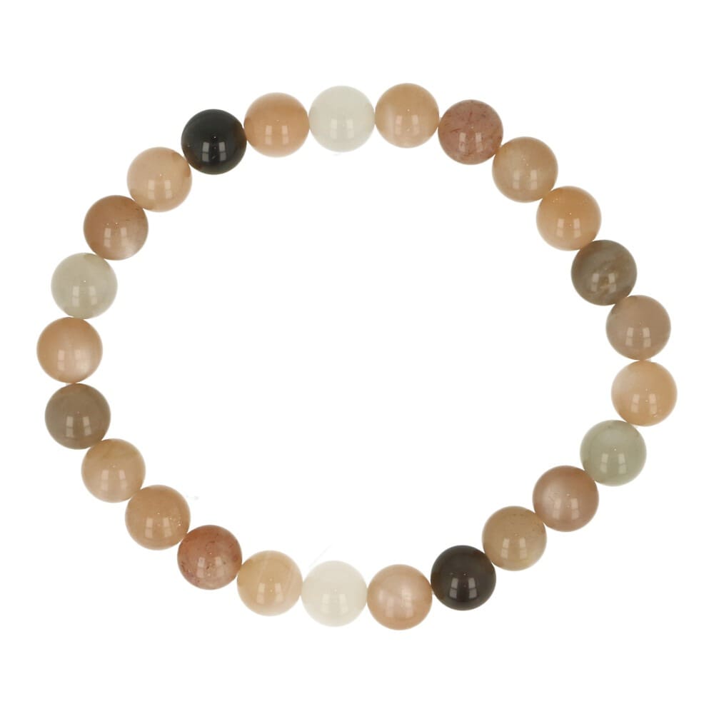Maansteen herenarmband 8mm