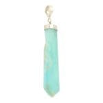 Carribean blue calciet hanger van 4-5cm lang