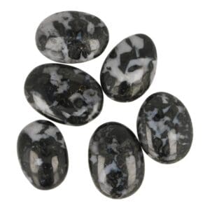Gabbro trommelsteen van 3cm