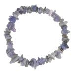 Mooi tanzaniet armband split van 18cm lengte