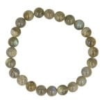 Fijne labradoriet armband met kralen van 8mm