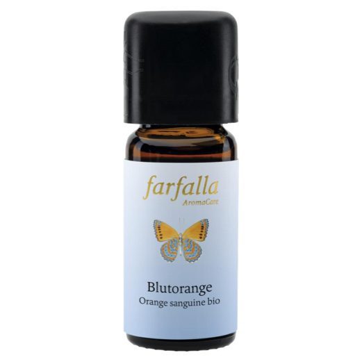 Biologische essentiële olie van de bloedsinaasappel van Farfalla in een 5ml flesje