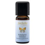 Essentiele olie van biologische eucalyptus uit Spanje van Farfalla. Inhoud is 10ml