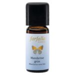 Essentiele olie van de schil van groene mandarijn uit Spanje van Farfalla in 10ml flesje