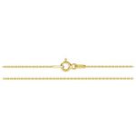 Gold plated ketting van 45cm