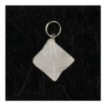Bergkristal merkaba hanger met oogje