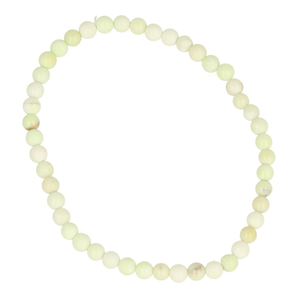 Citroenchrysopraas armband 4mm kralen