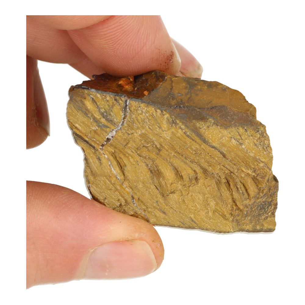 Fraaie ruwe tijgeroog stukken van 4-5cm met mooie glans - detail nr2