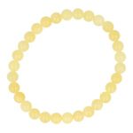 Oranje calciet armband met kralen van 6mm