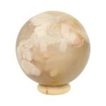 Fraaie bloemagaat bol met diameter van 53mm uit Madagaskar