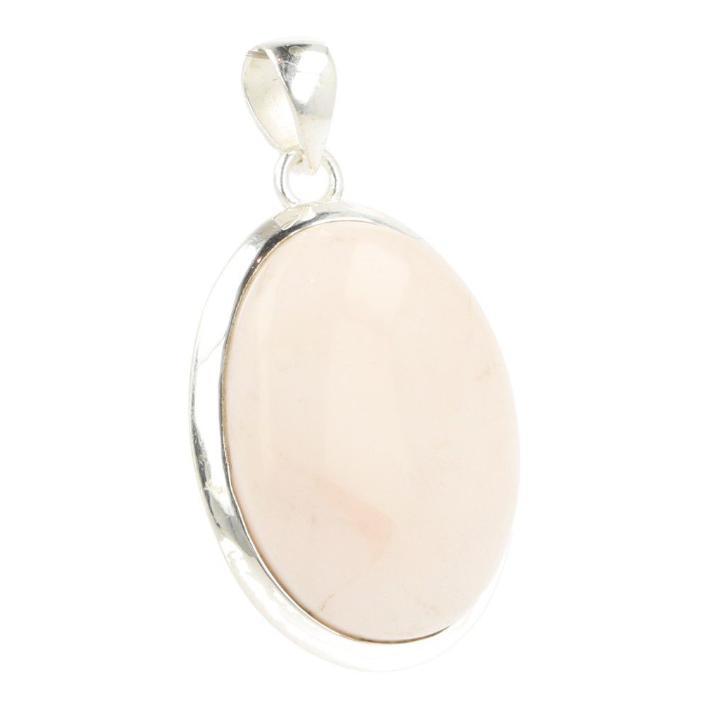 Roze opaal hanger in zilver 'RO1'