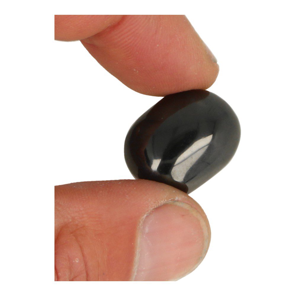 Git trommelsteen van circa 2-2,5cm lang - voorbeeld 1