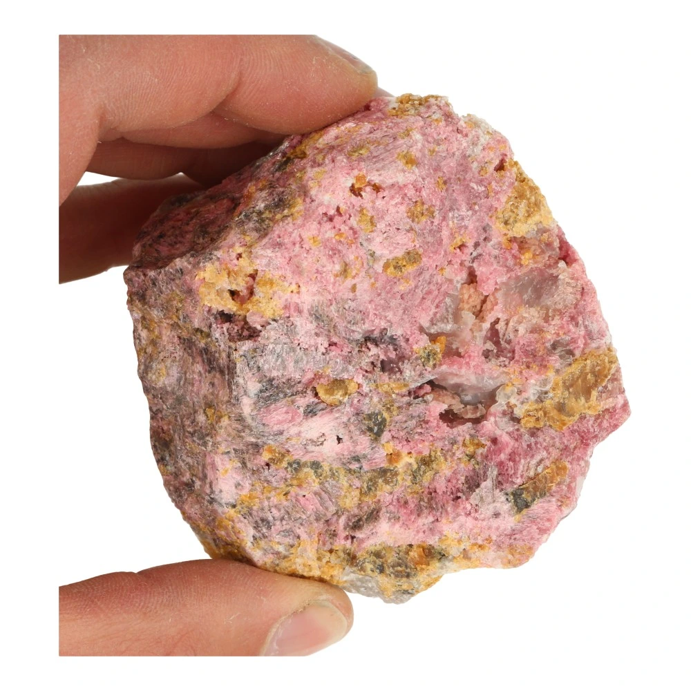 Fraaie stukken ruwe rhodoniet uit Zimbabwe van 7-11cm lang - voorbeeld 2