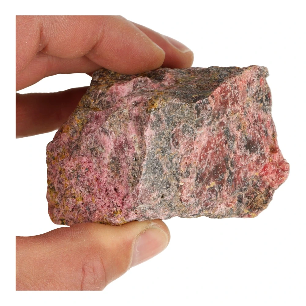 Fraaie stukken ruwe rhodoniet uit Zimbabwe van 7-11cm lang - voorbeeld 3