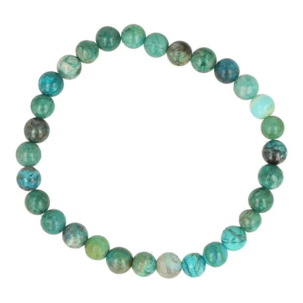 Chrysocolla armband 6mm