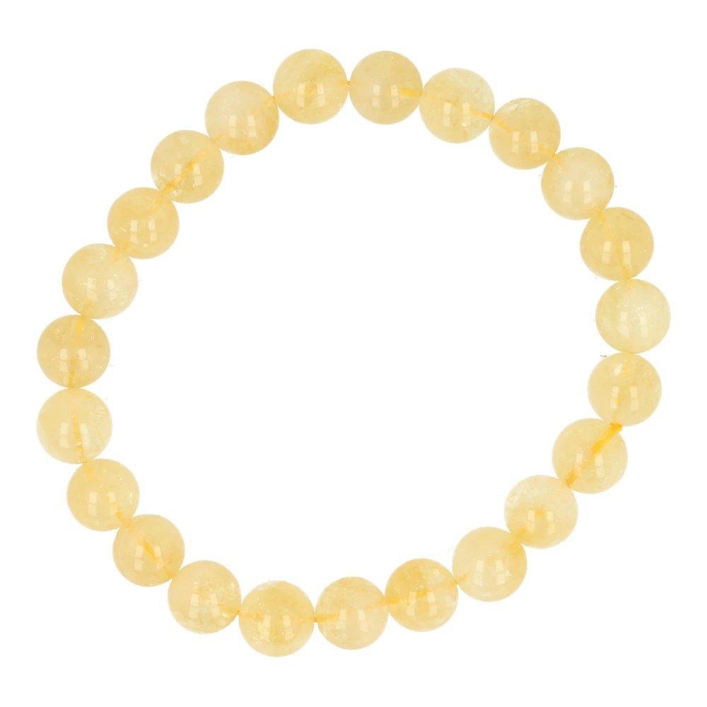 Citrien armband 8mm A-kwaliteit (gebrande amethist)