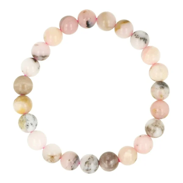 Roze opaal armband 8mm