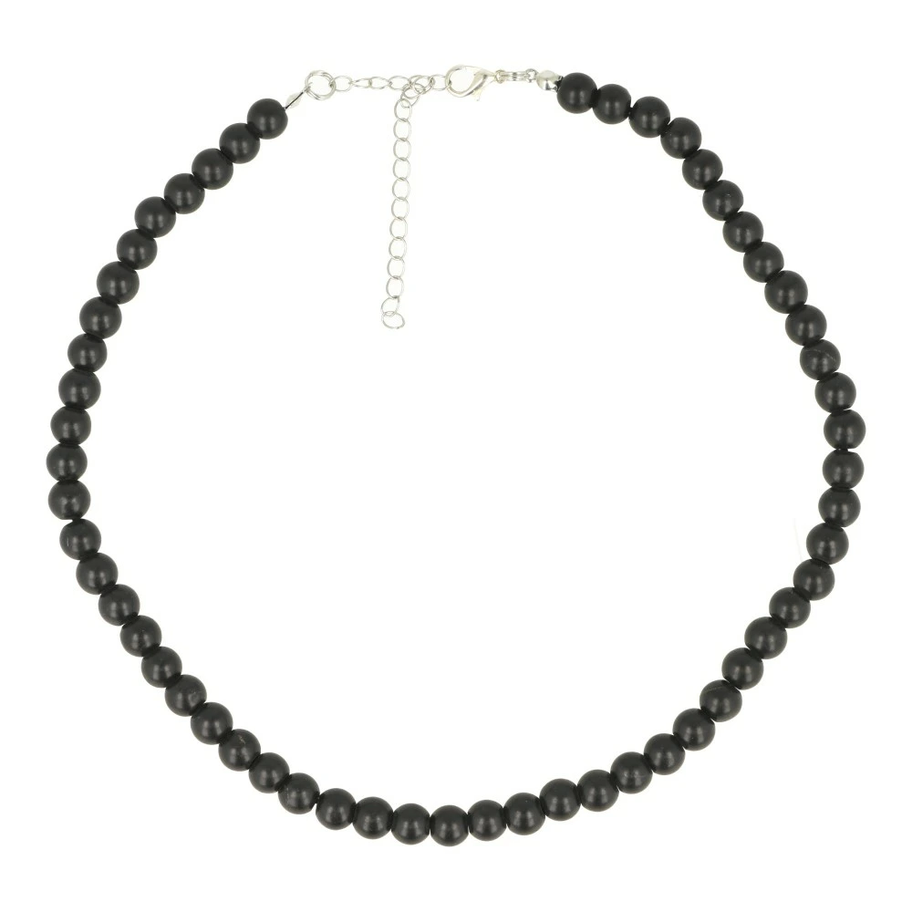 Shungiet ketting 8mm kralen