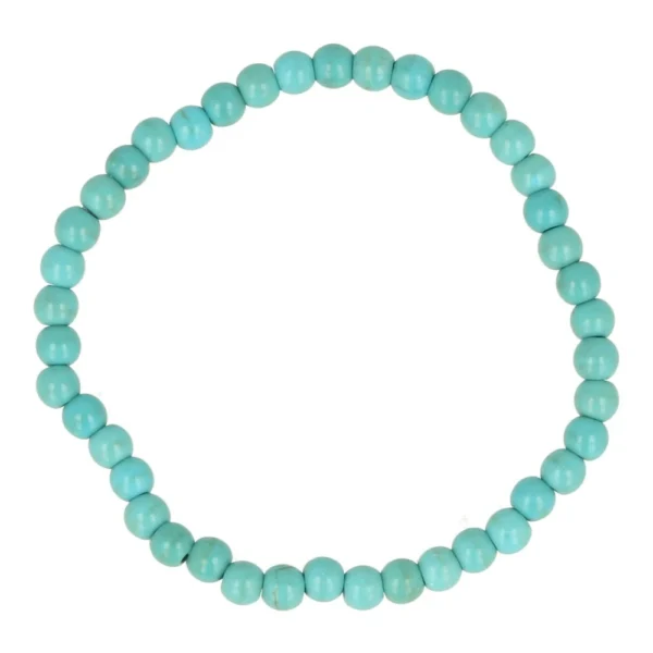 Turquoise kinderarmband 4mm