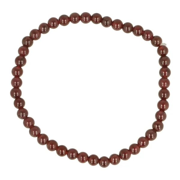 Granaat armband met kralen van 4mm