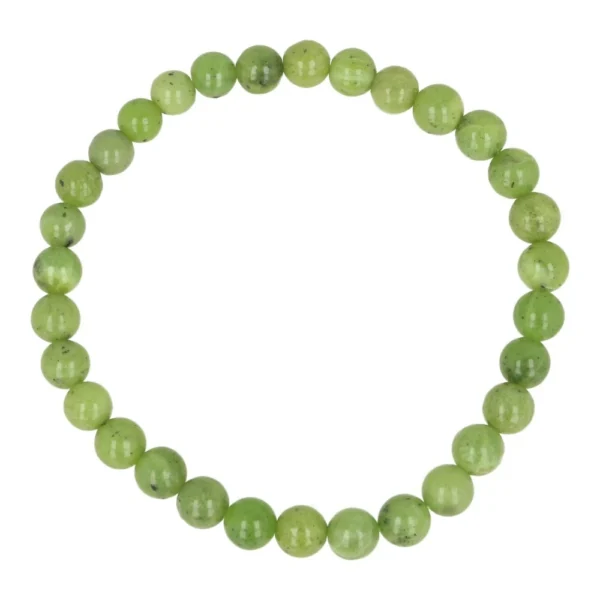 Jade nefriet armband met kralen van 6mm