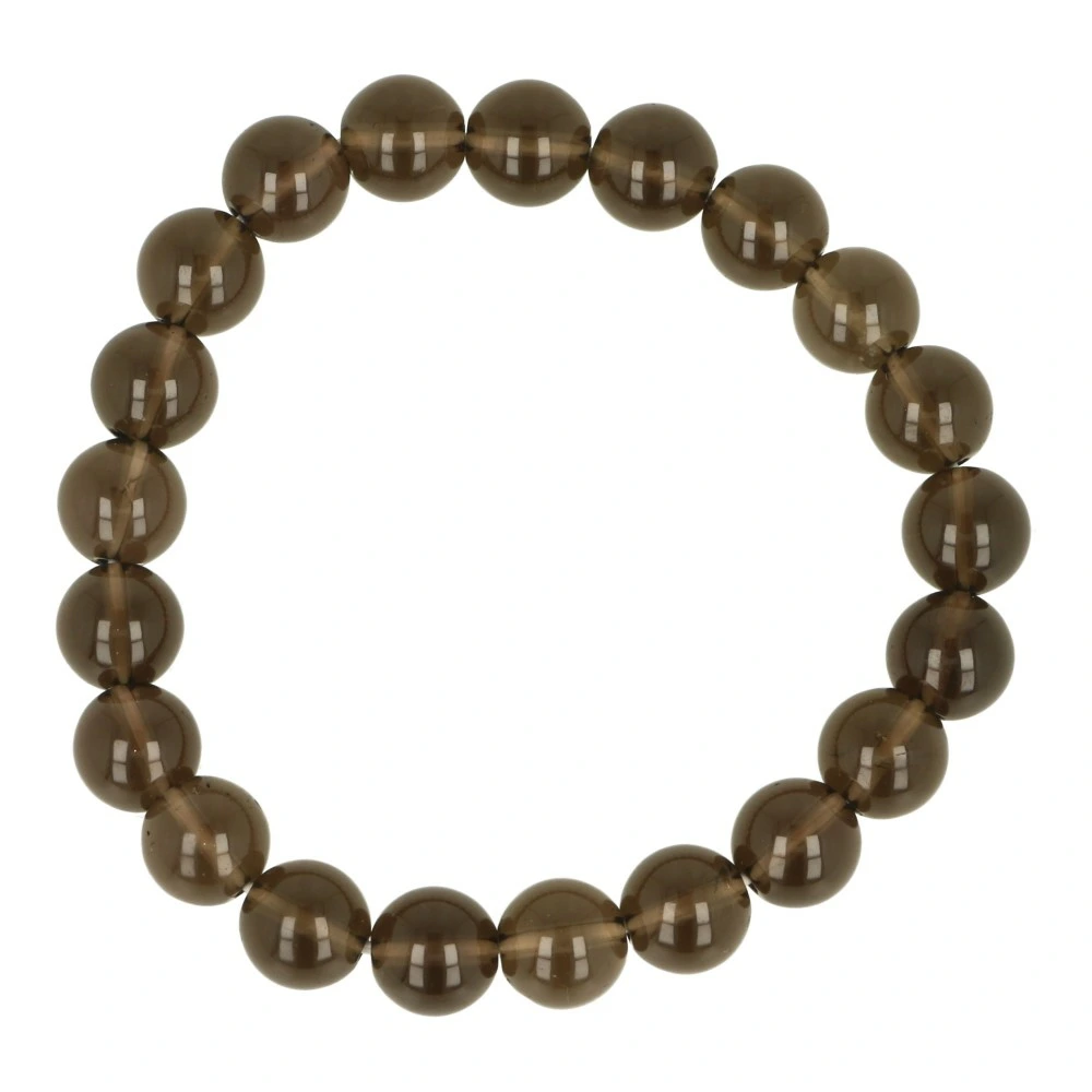 Rookkwarts herenarmband 10mm