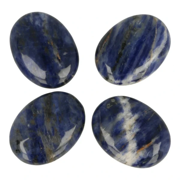 A-kwaliteit sodaliet oplegsteen van 4 x 3cm