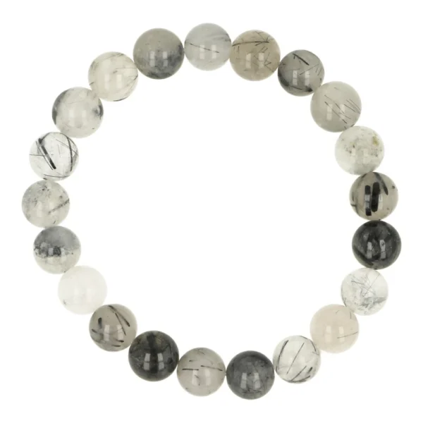 Toermalijnkwarts herenarmband met kralen van 10mm