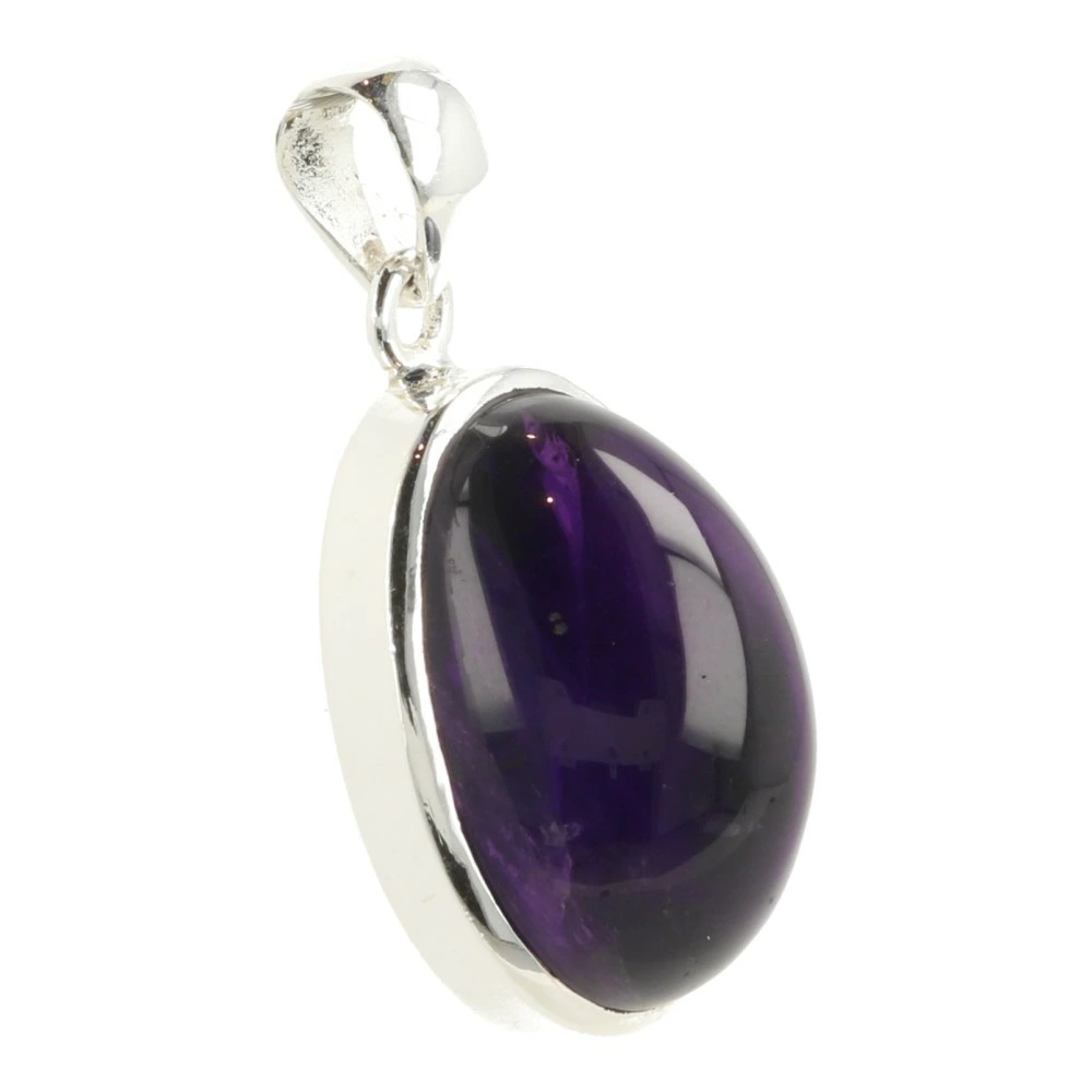 Amethist hanger in zilver ÁM1'