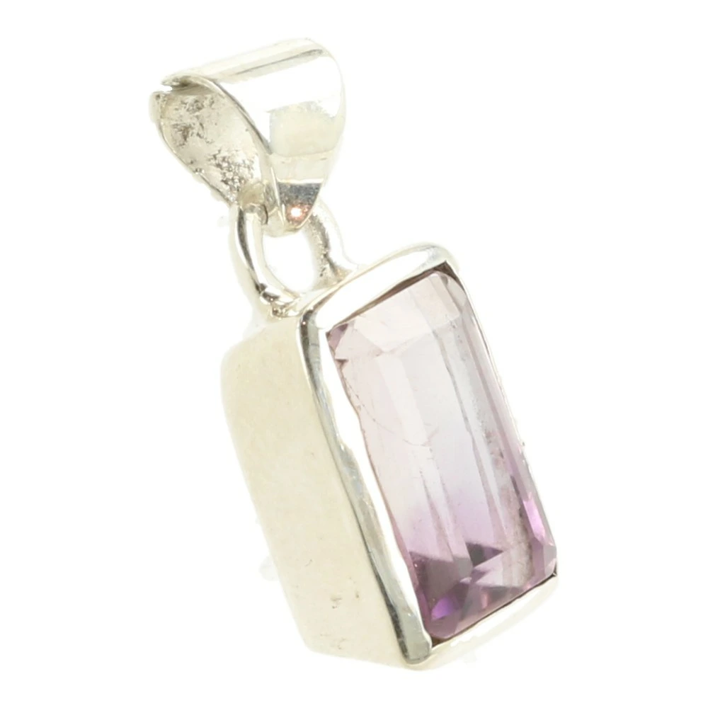 Amethist hanger in zilver AM13 facetgeslepen